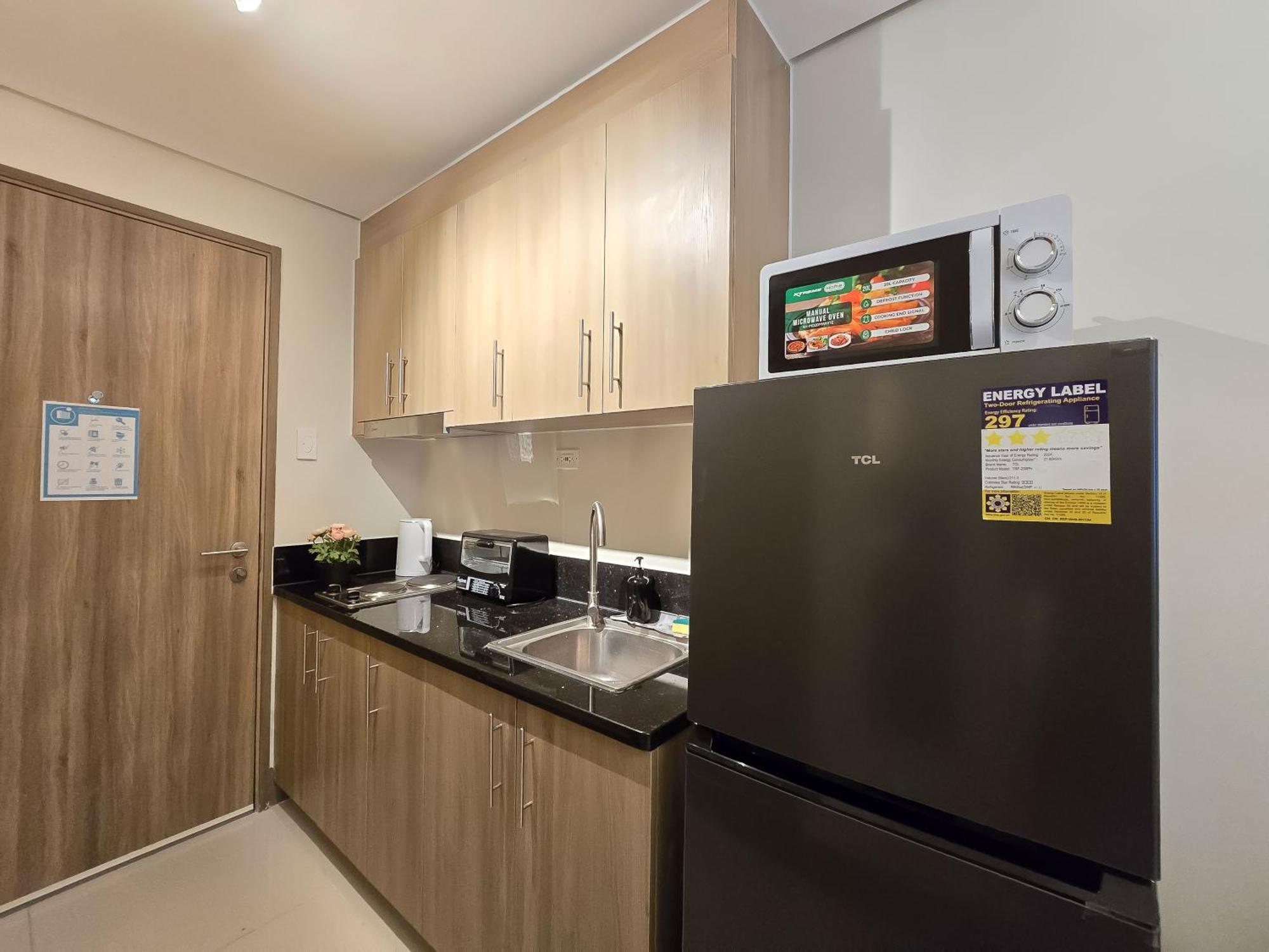 1Br Unit Condotel W Balcony Fame Residences #Fm64 Manila Eksteriør billede